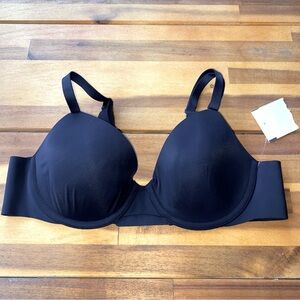 New Soma Vanishing 360 Perfect Coverage Bra 34A Solid Black Underwire Seamless